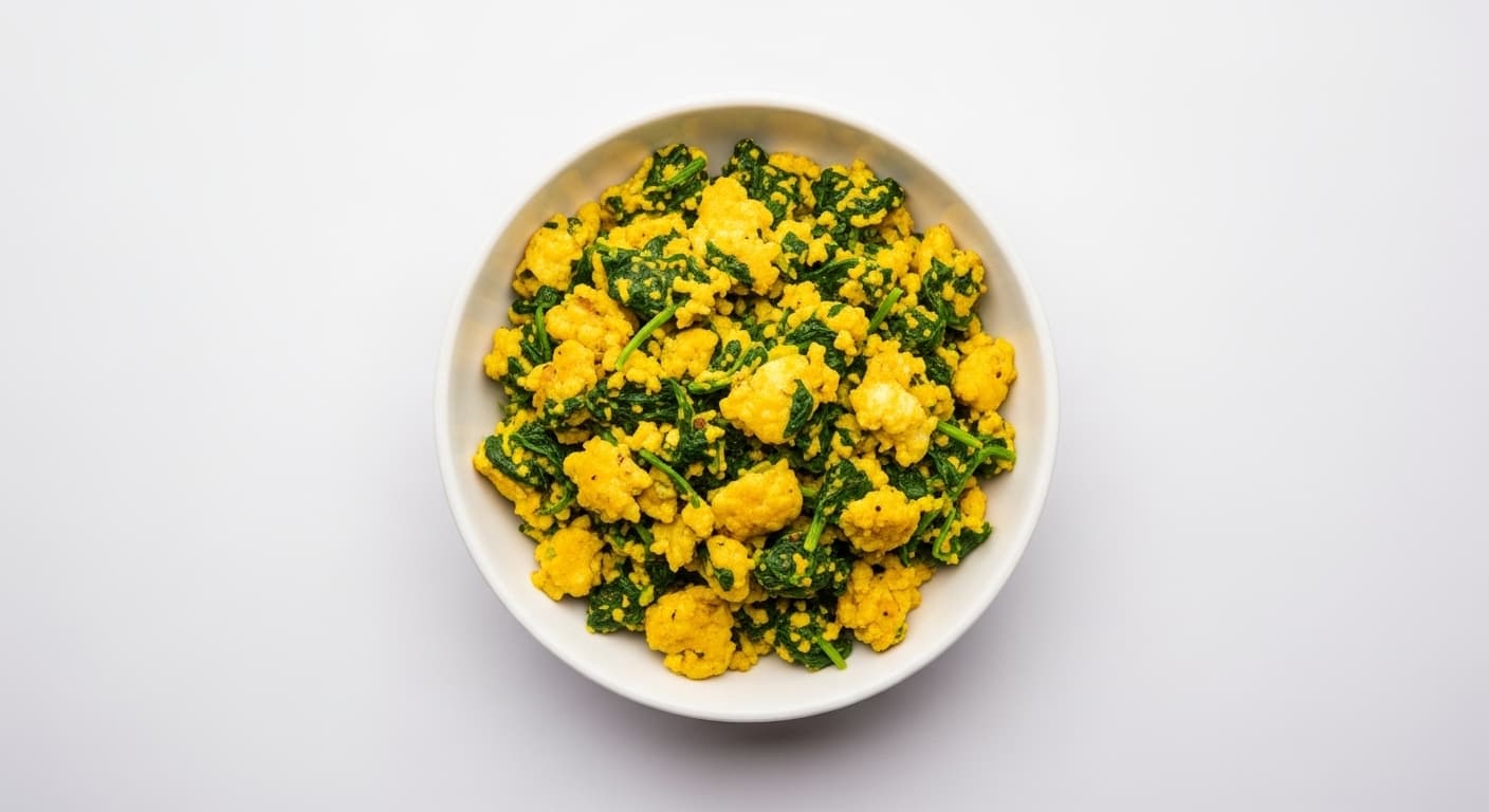 Egg Bhurji with Spinach for Thyroid: Selenium, Iodine & Iron in One Pan