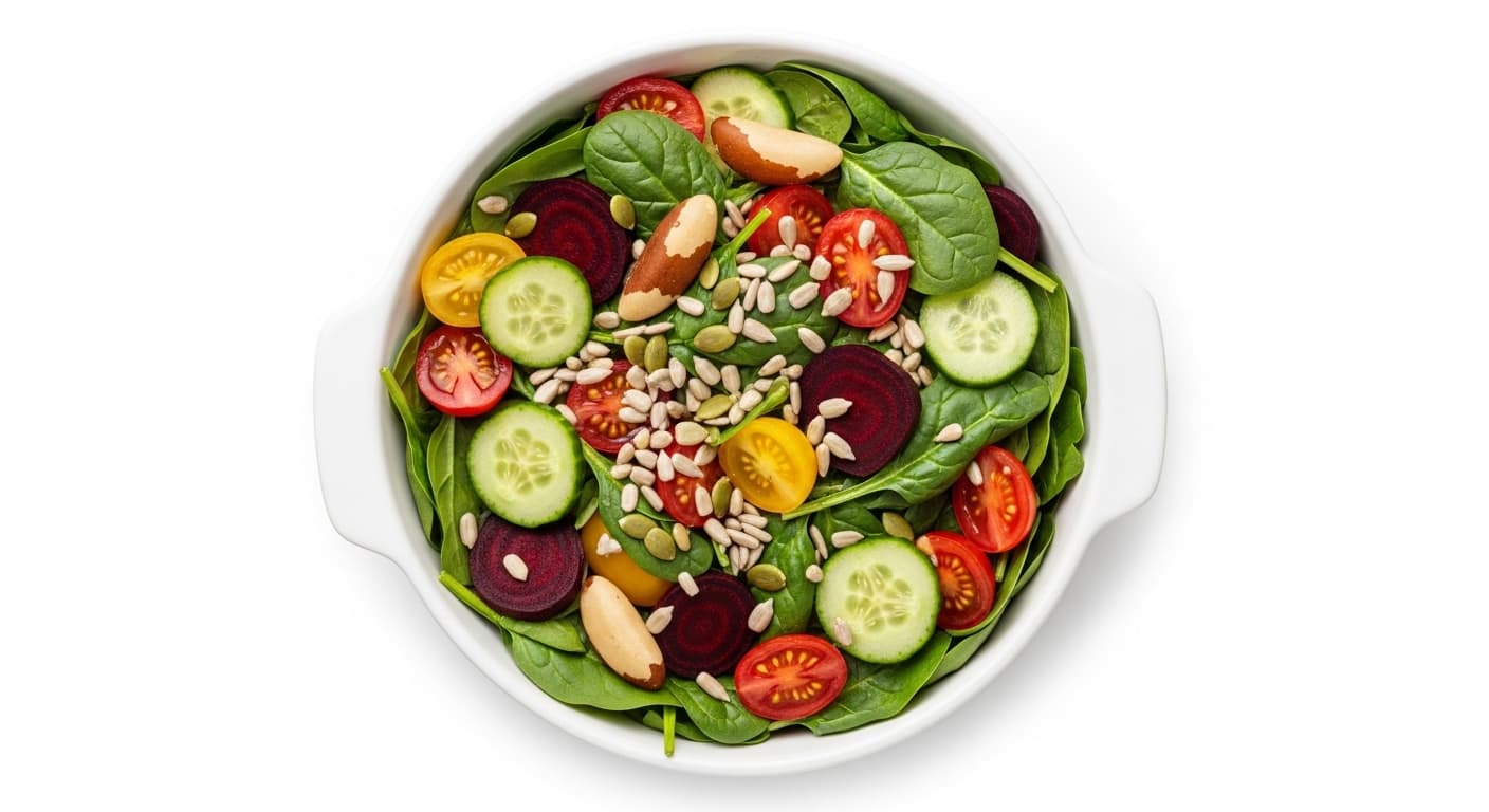 Brazil Nut & Pumpkin Seed Salad for Thyroid: A Selenium-Packed Power Bowl