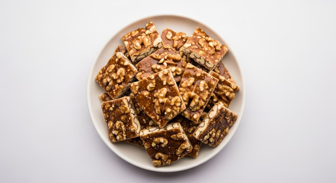 Walnut Jaggery Chikki for Thyroid: A Selenium & Omega-3 Rich Indian Snack