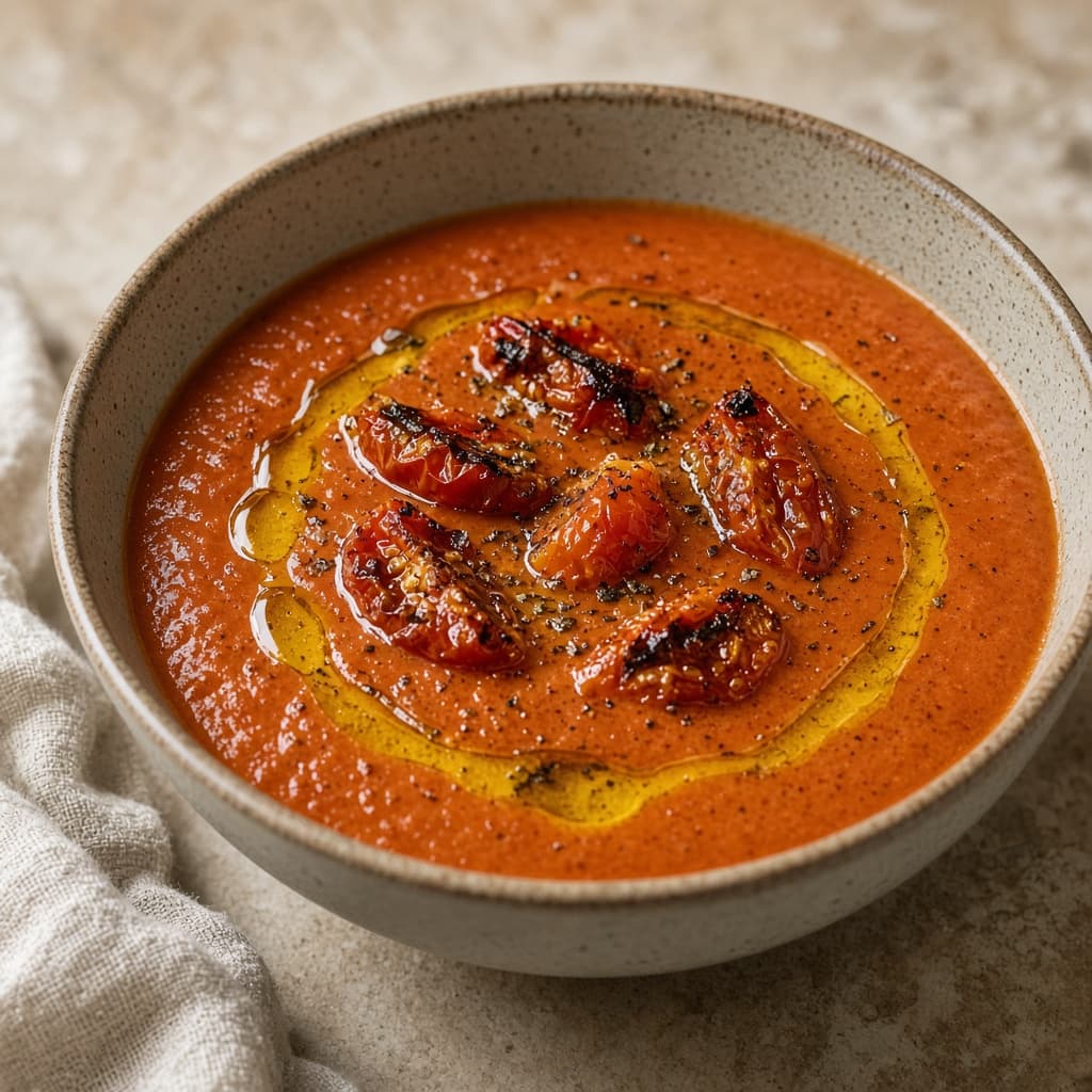 5-Ingredient Roasted Tomato Soup
