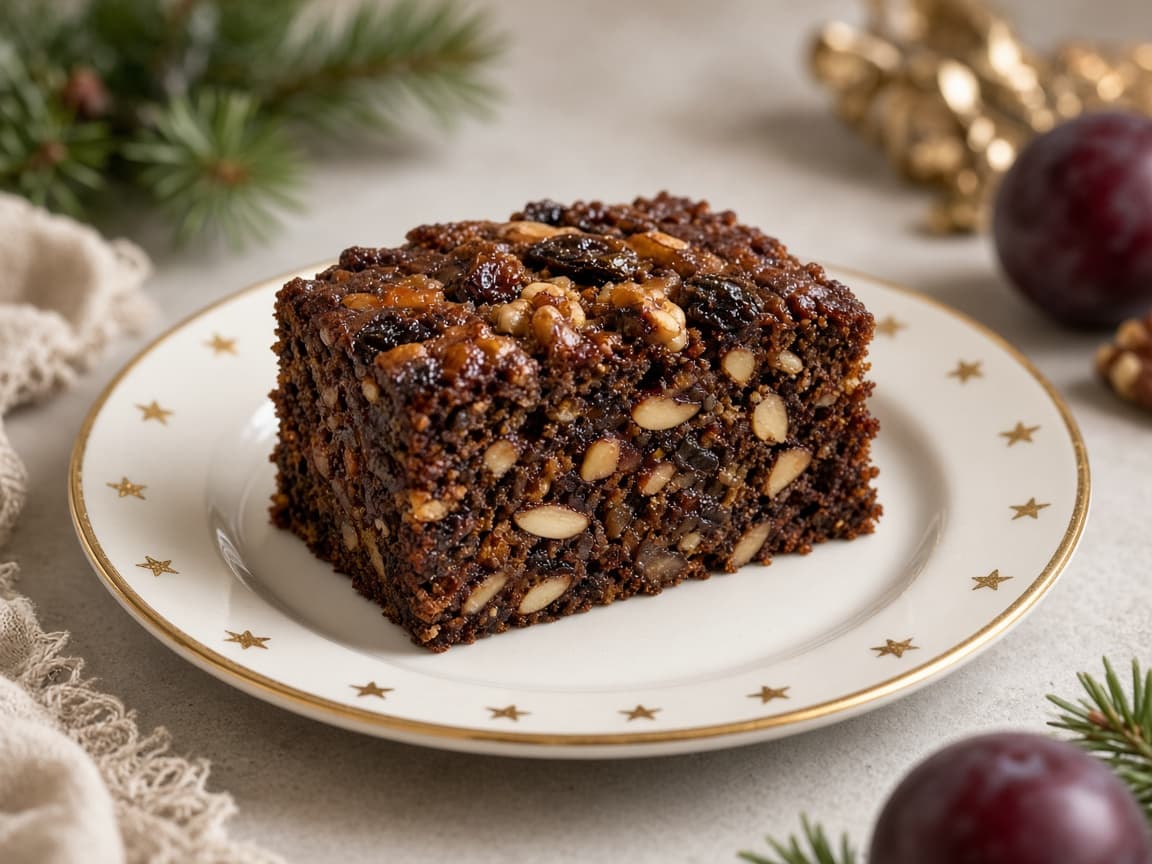Alcohol Free Eggless Plum Cake