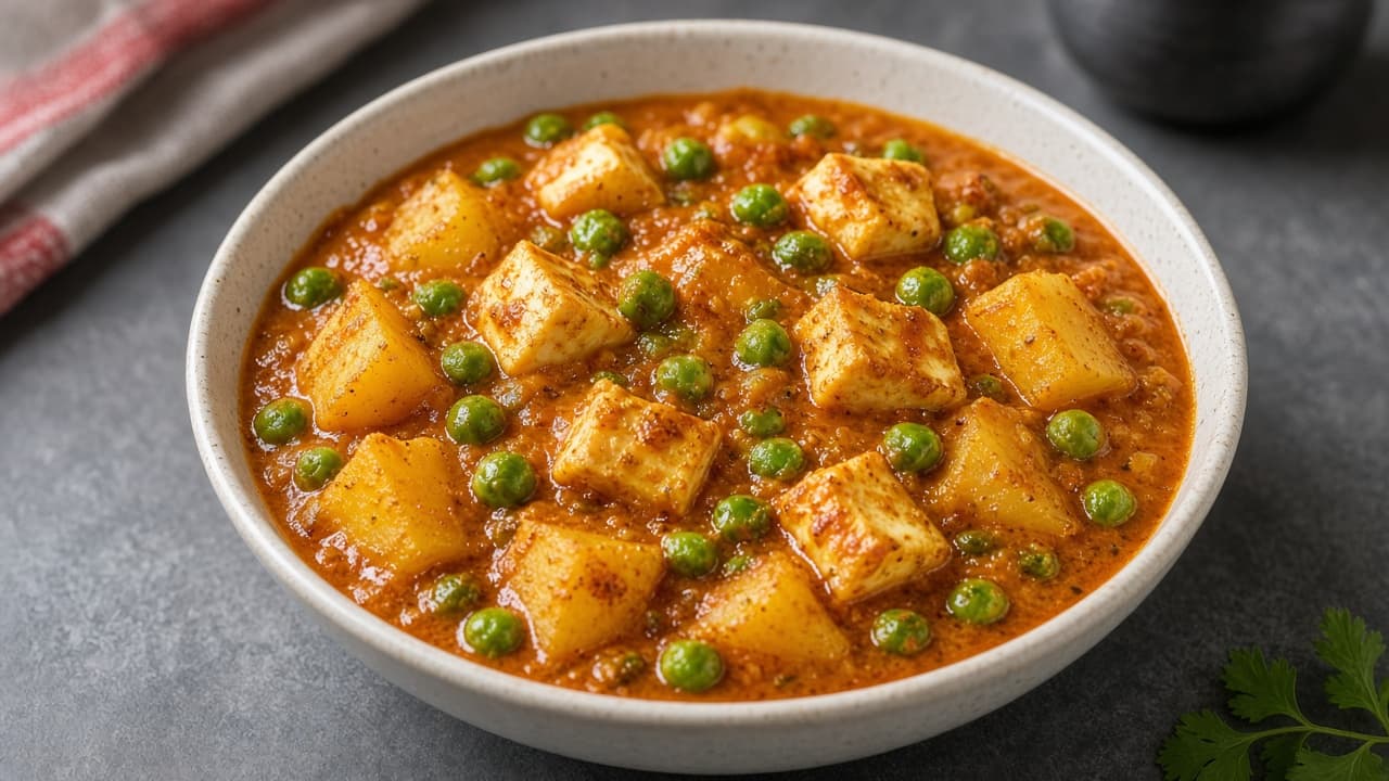 Aloo Matar Paneer Curry