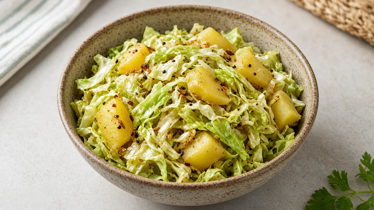Aloo Patta Gobhi Sabzi