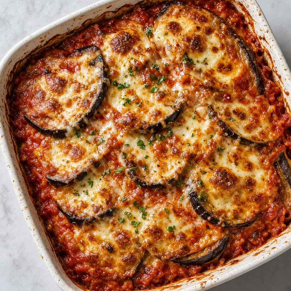Baked Eggplant Parmigiana