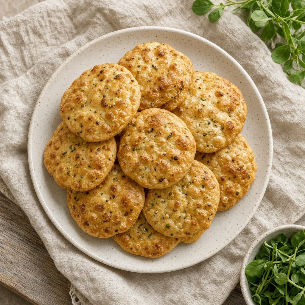 Baked Methi Puri Bites
