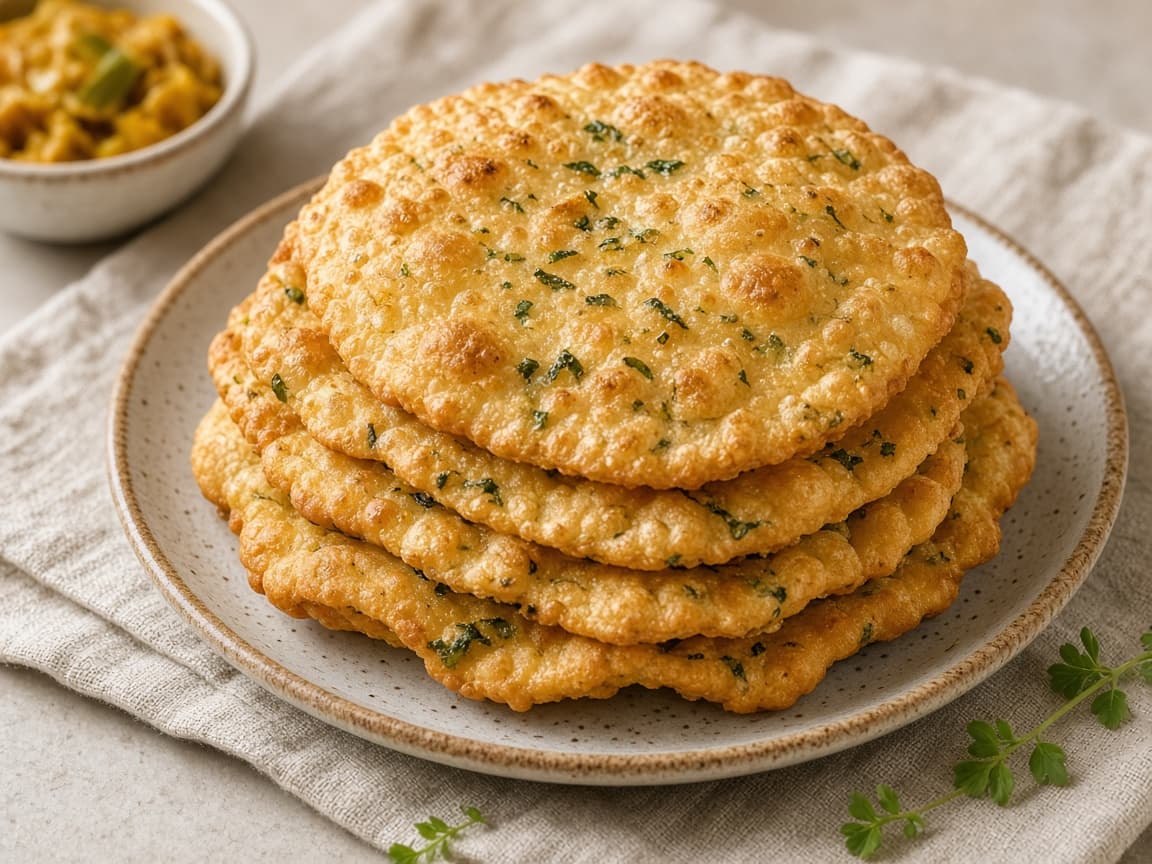 Baked Methi Puri