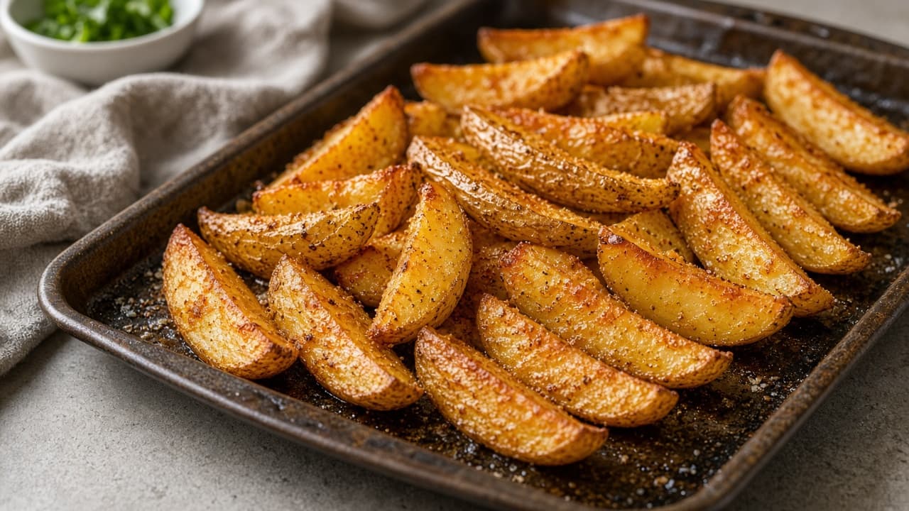Baked Potato Wedges Dietghar