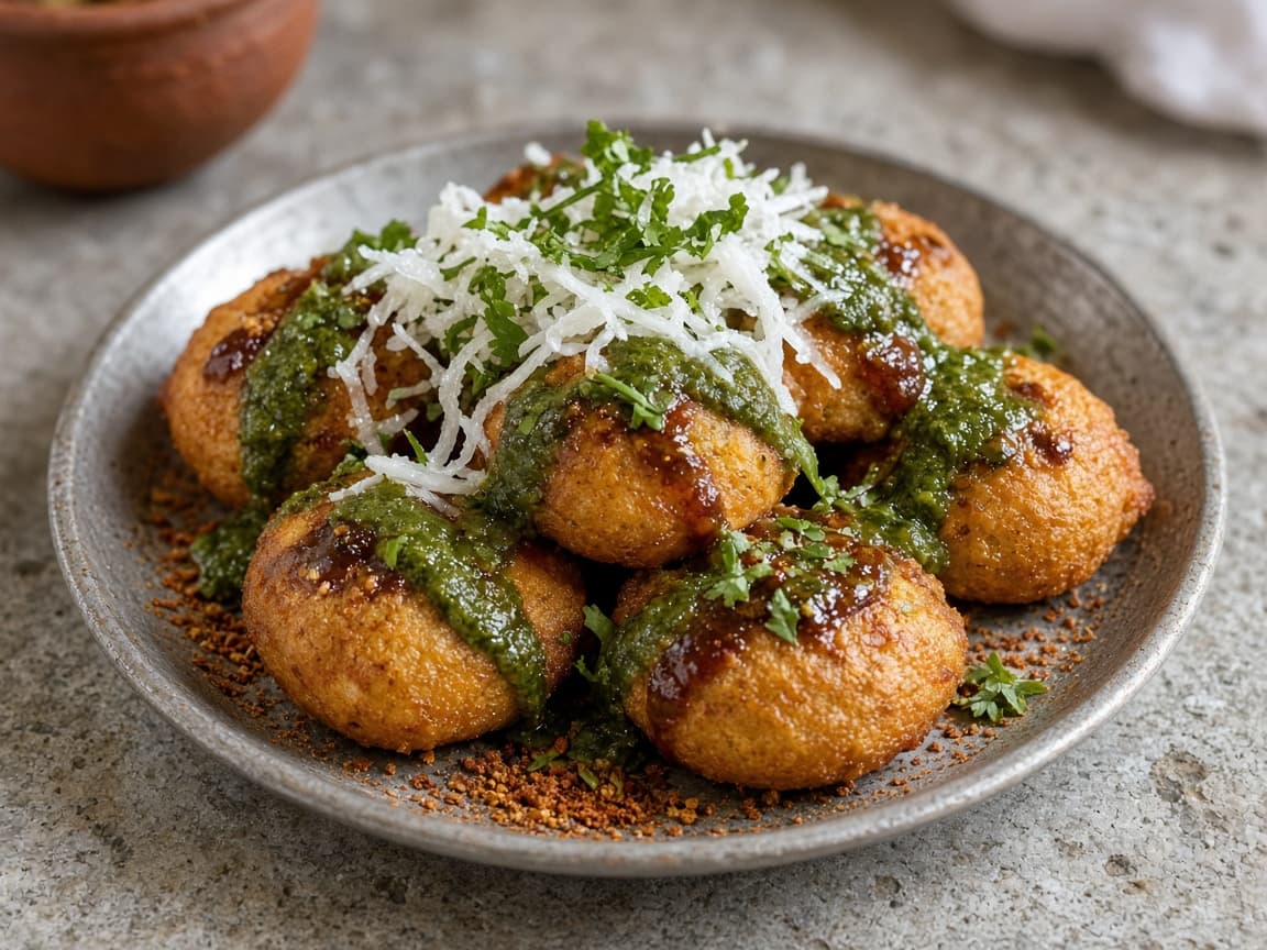 Baked Ram Laddu Street Style