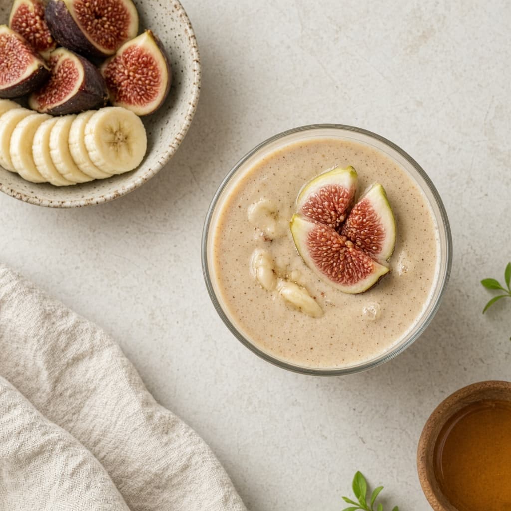 Banana Fig Yogurt Smoothie