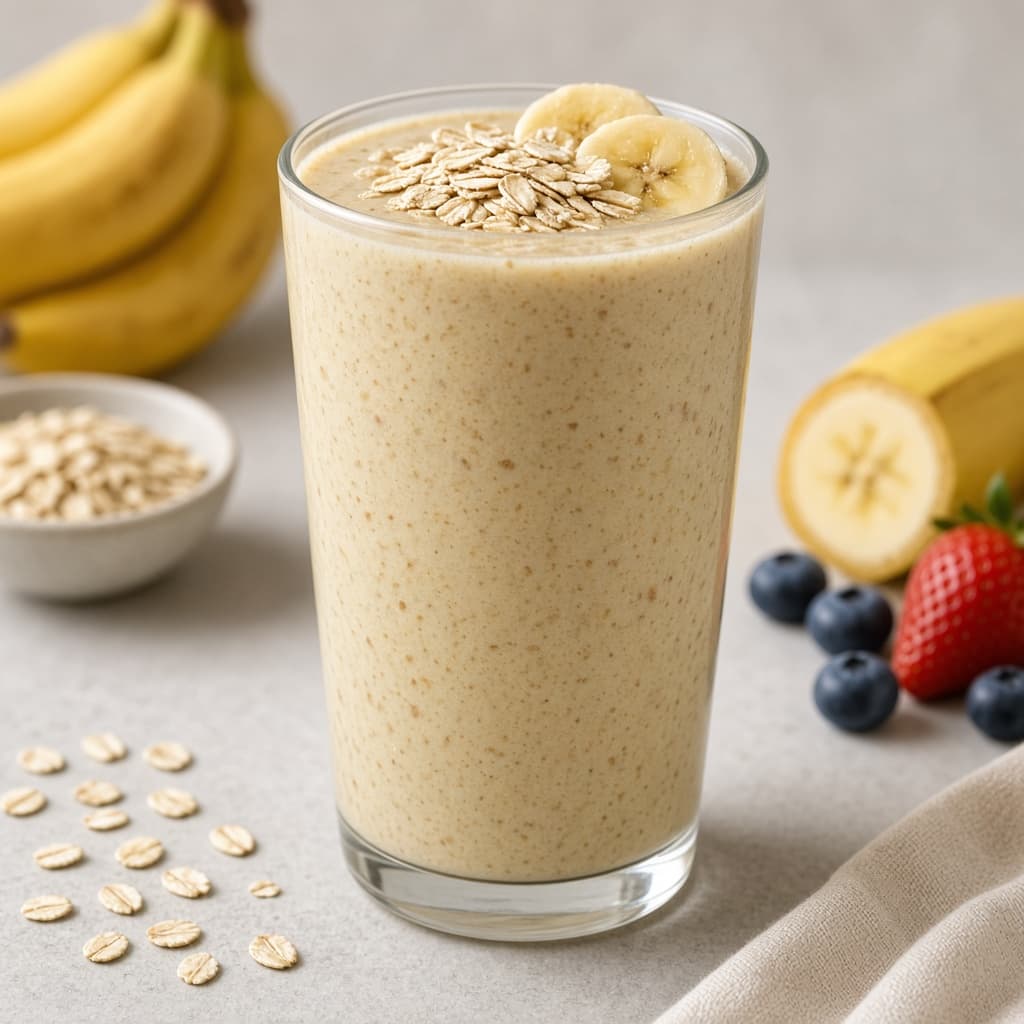 Banana Oats Fruit Smoothie
