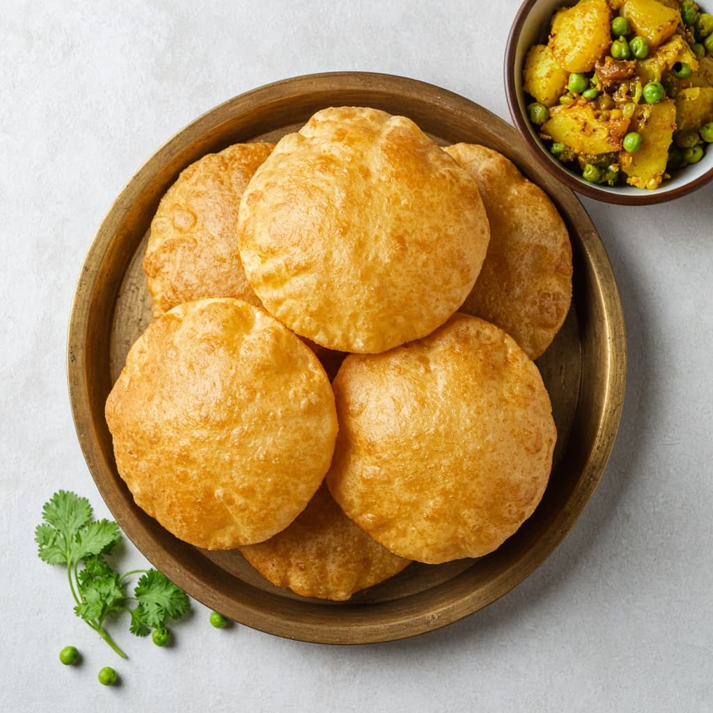 Bengali Koraishutir Matar Kochuri