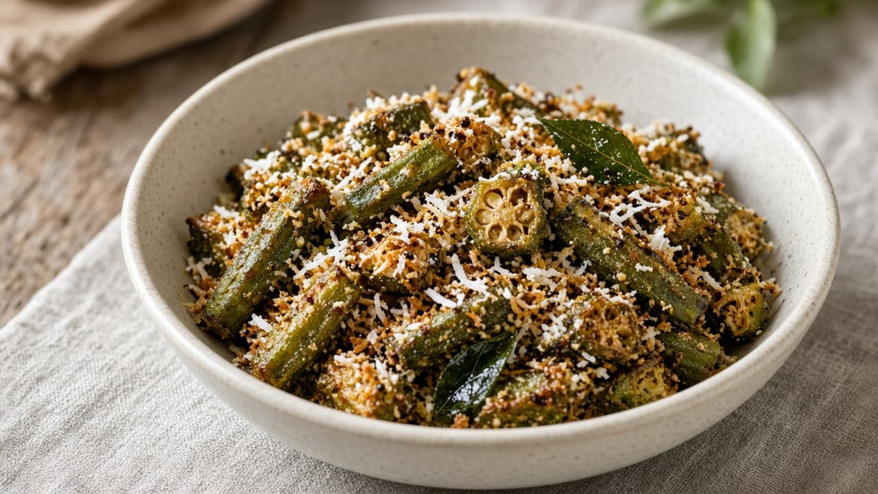 Bhindi Nariyal Sabzi