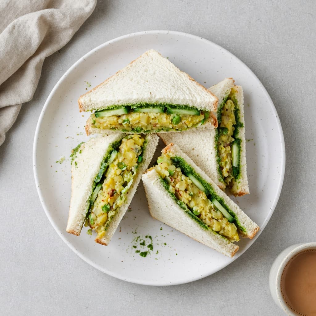 Bombay Chutney Cucumber Sandwich