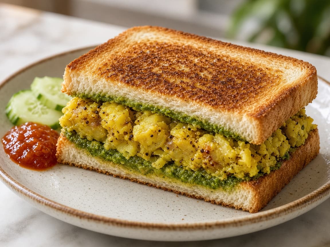 Bombay Masala Toast Sandwich: A Healthy Street Food Classic