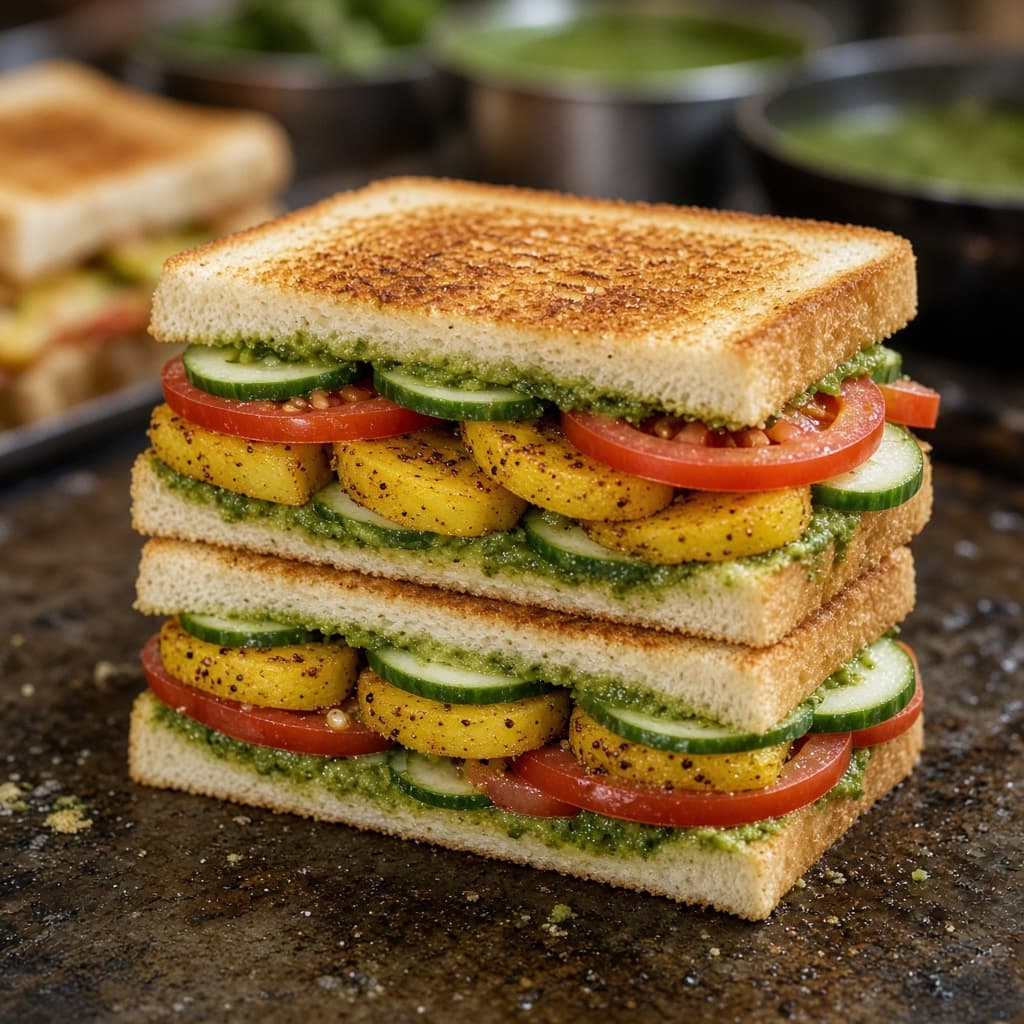 Bombay Street Veg Sandwich