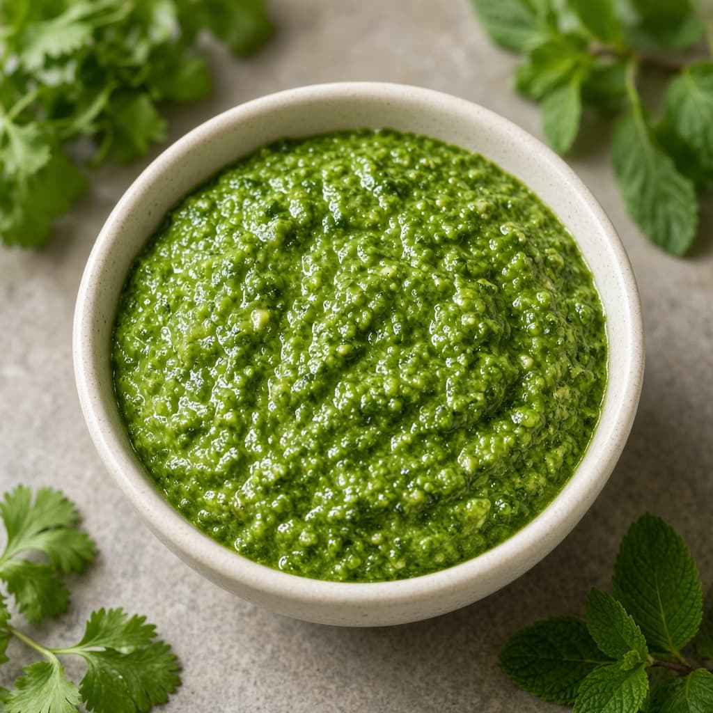 Bright 4 Ingredient Sandwich Chutney