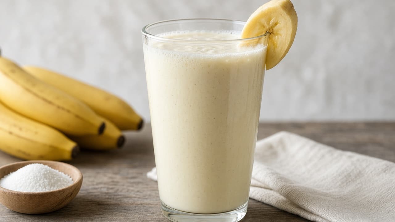 Classic Banana Milkshake