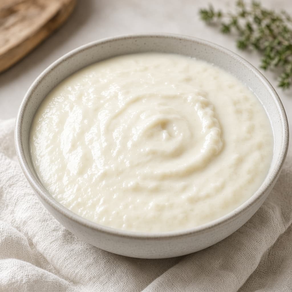 Classic Homemade Bechamel White Sauce