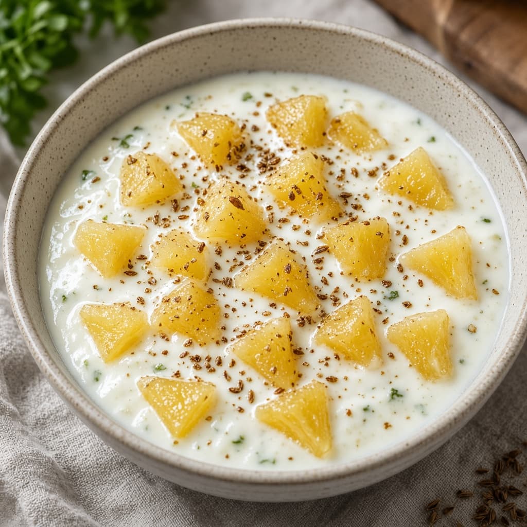 Cooling Pineapple Raita Bowl