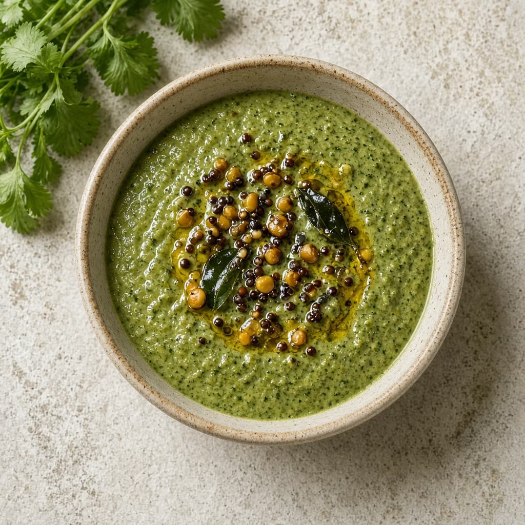 Coriander Coconut Green Chutney