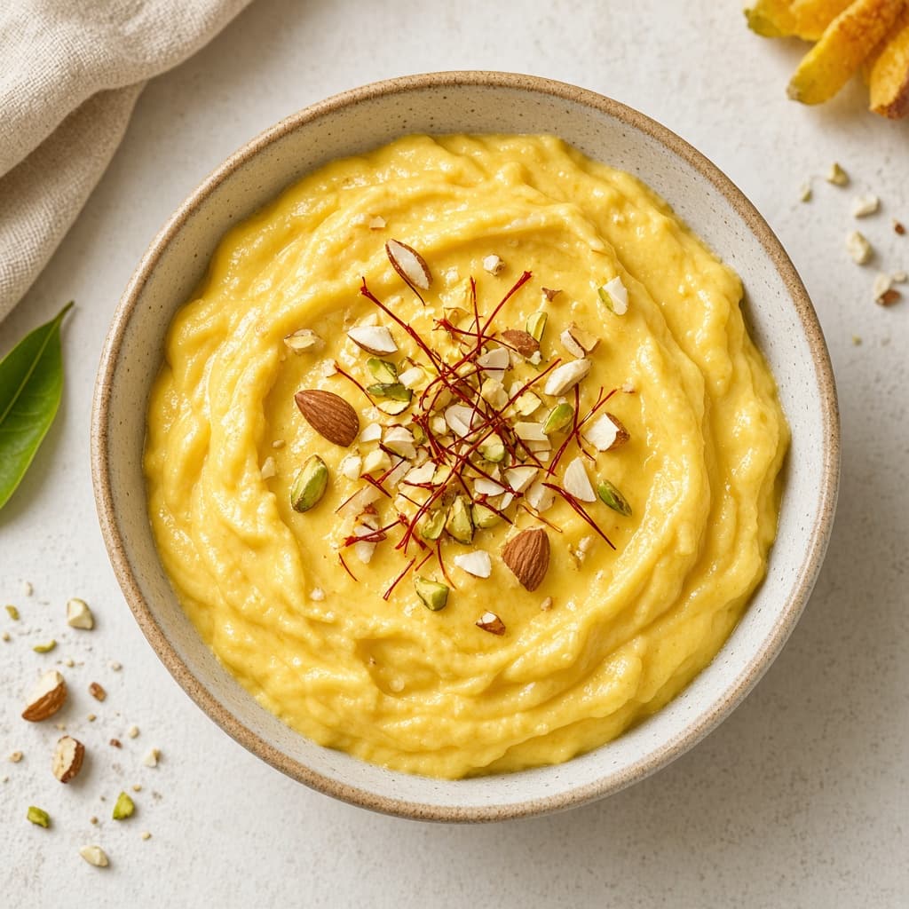 Creamy Amrakhand Mango Shrikhand