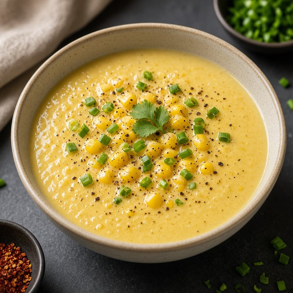 Creamy Indo-Chinese Sweet Corn Soup