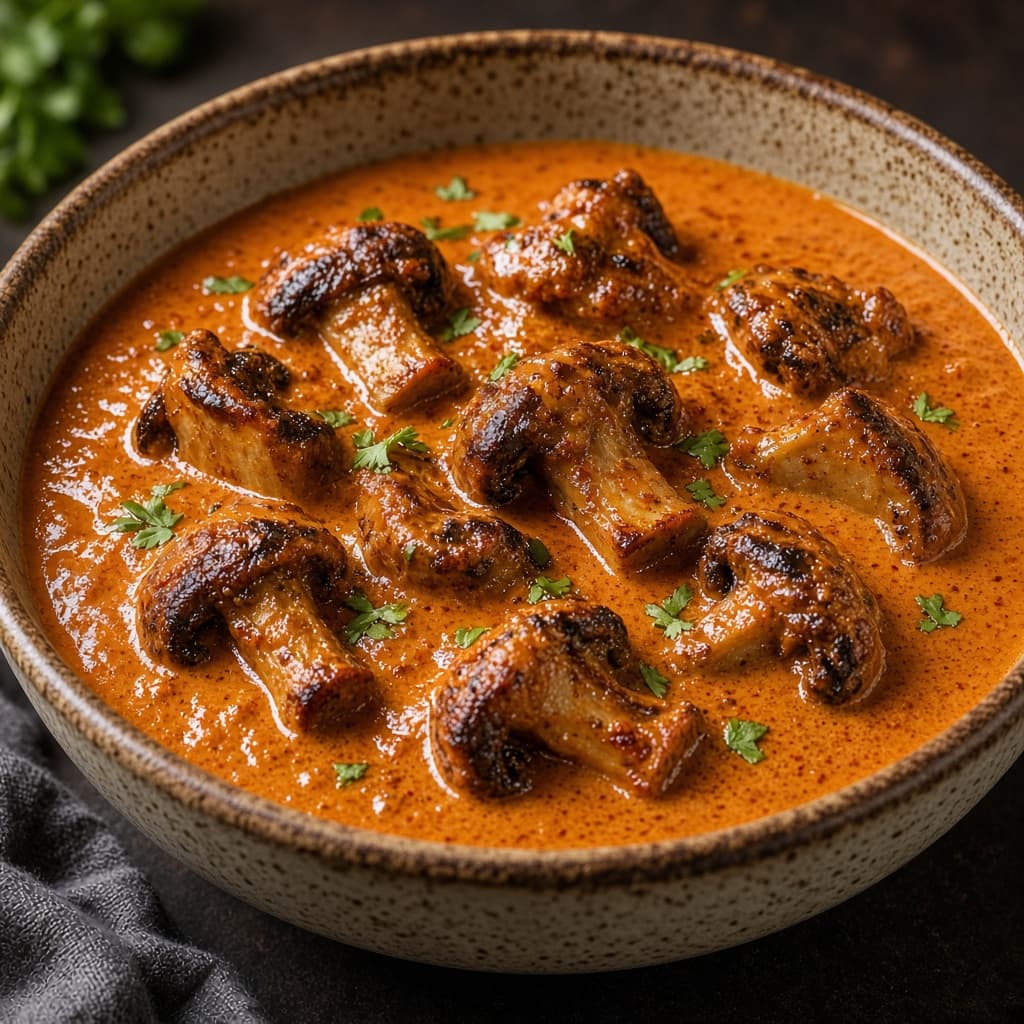 Creamy Mushroom Tikka Masala