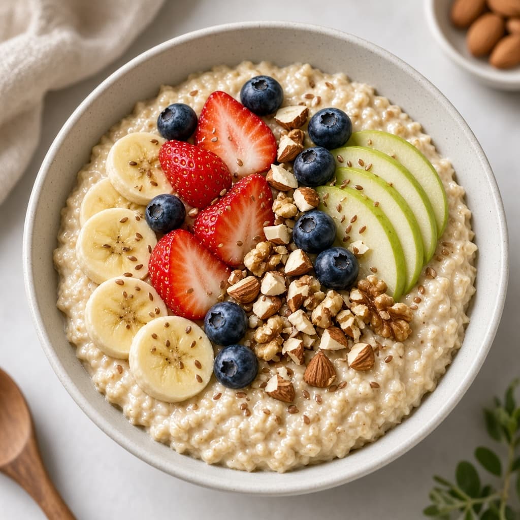 Creamy Oats Porridge Bowl
