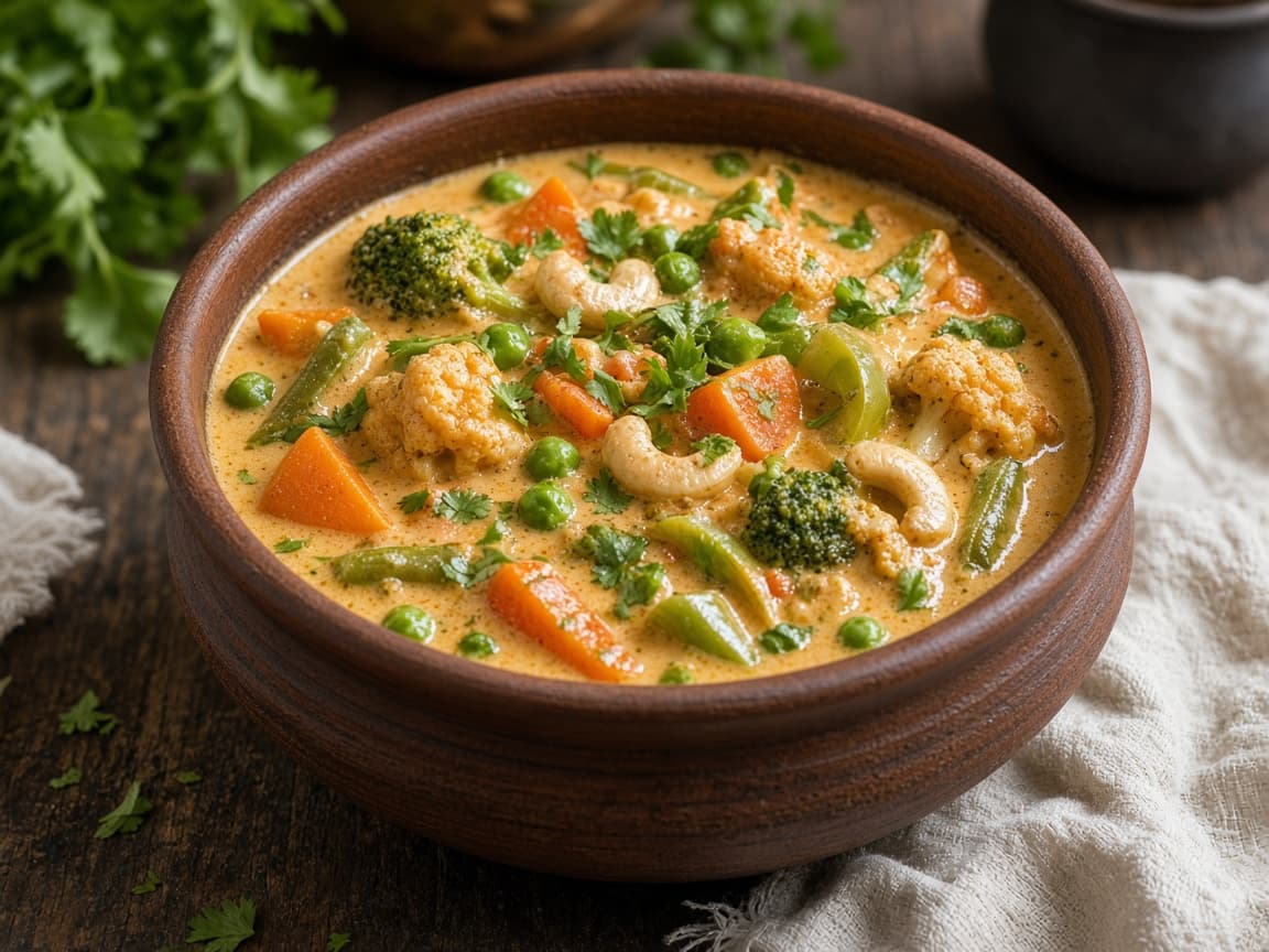 Creamy Veg Handi Cashew