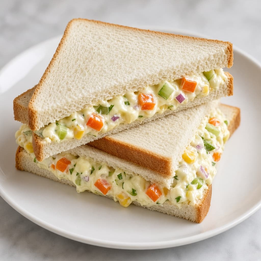 Creamy Veg Mayonnaise Sandwich