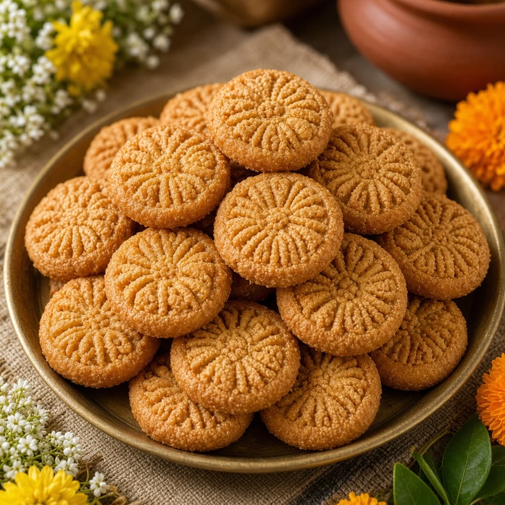 Crispy Bihari Thekua Prasad