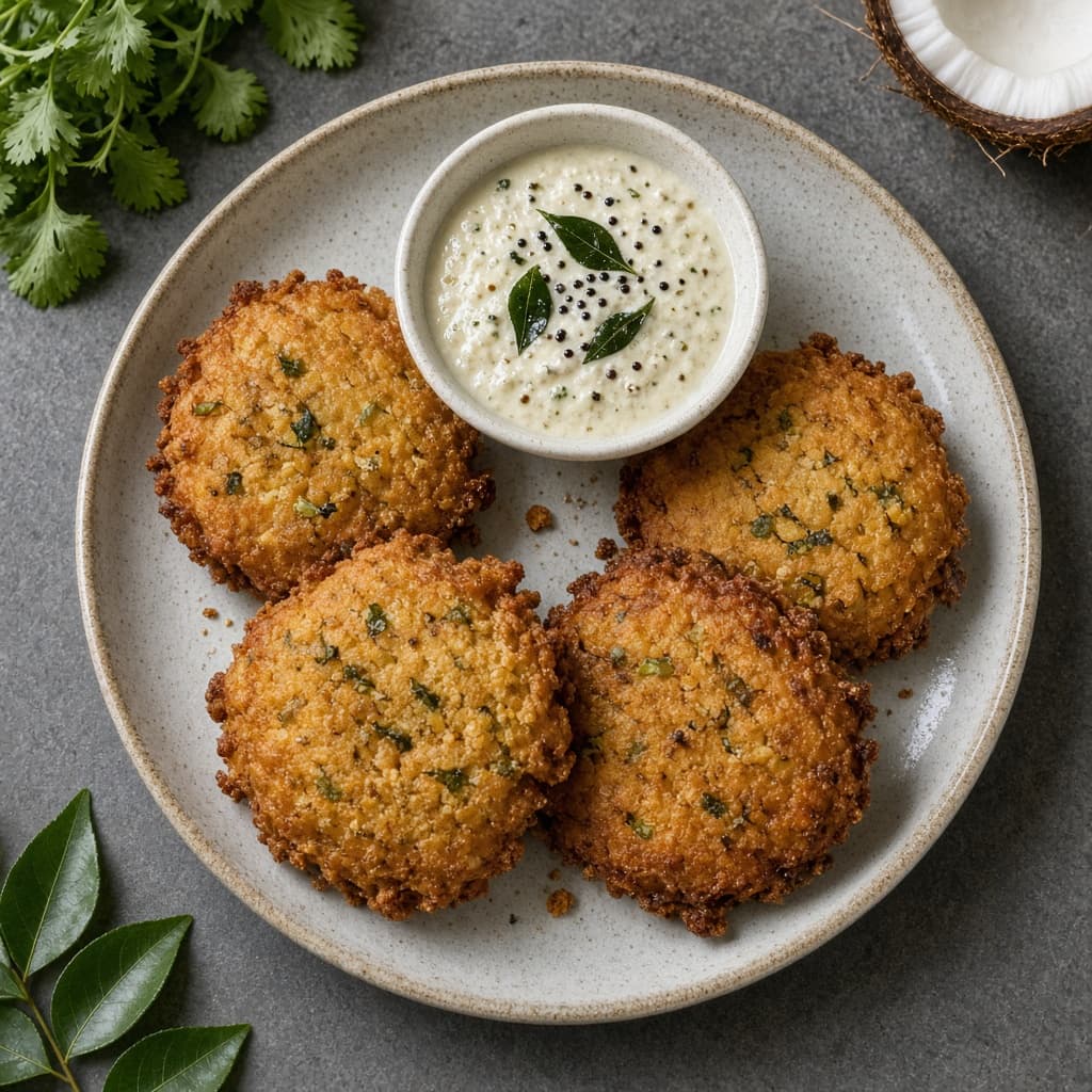 Crispy Chana Dal Masala Vada