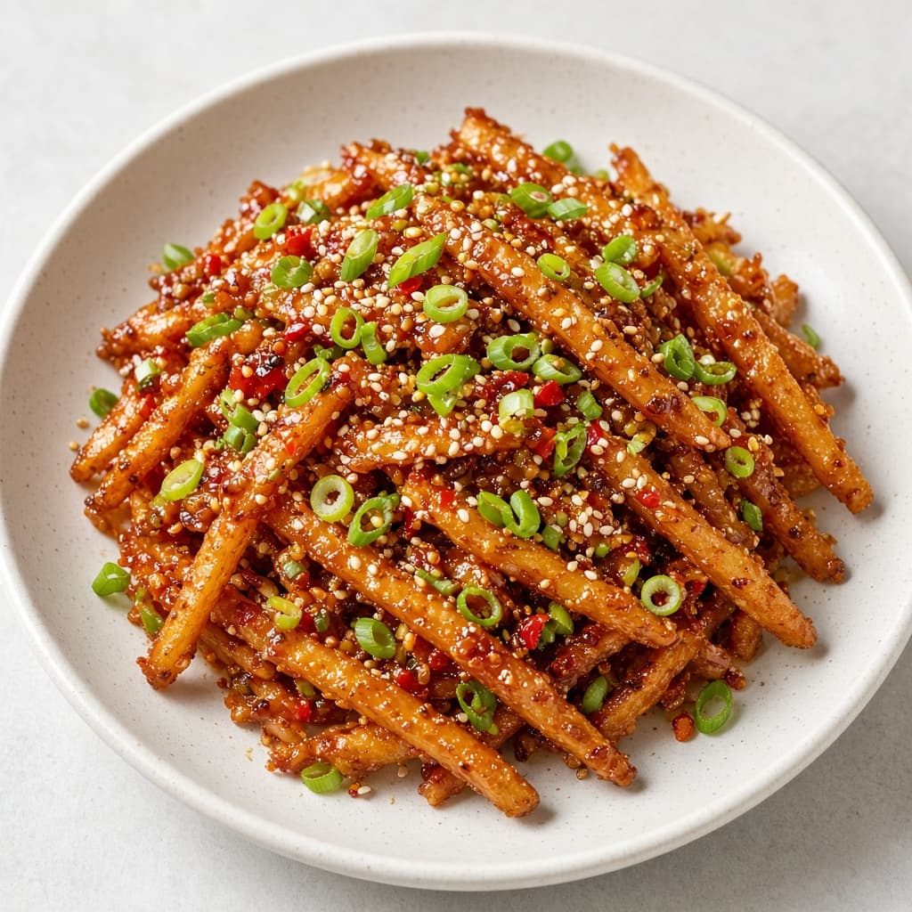 Crispy Chilli Potato Indo-Chinese