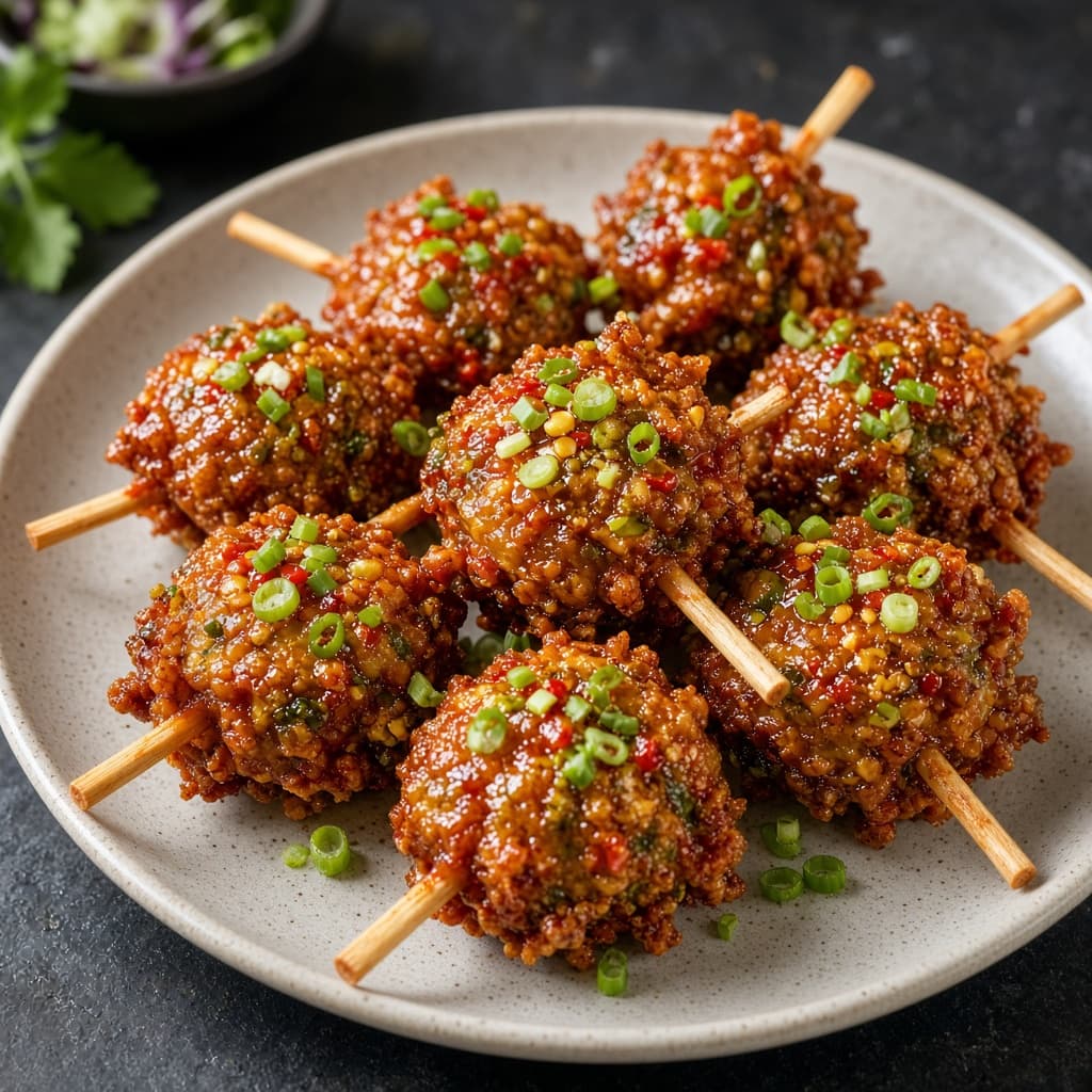 Crispy Indo-Chinese Veg Lollipop