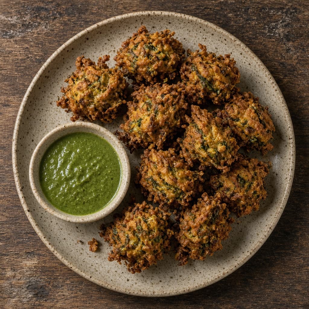 Crispy Methi Pakoda Fritters