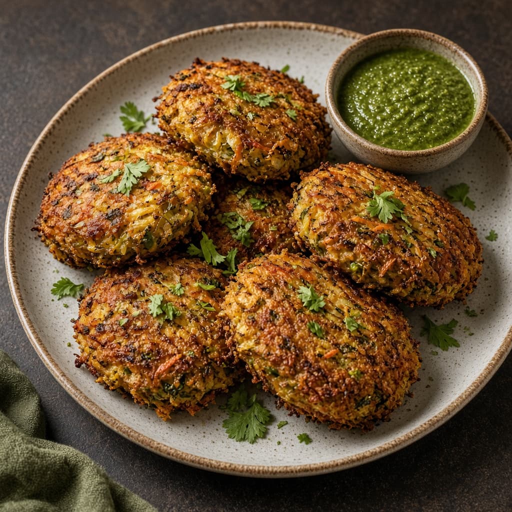Crispy Mixed Vegetable Cutlet