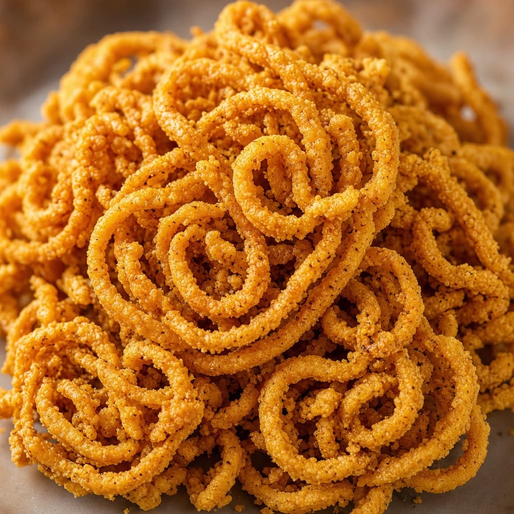 Crispy Ribbon Murukku Pakoda