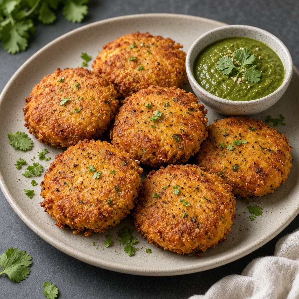 Crispy Sweet Potato Vrat Cutlet