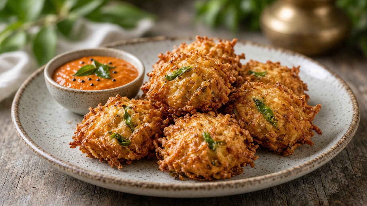 Crispy Vazhaipoo Vada