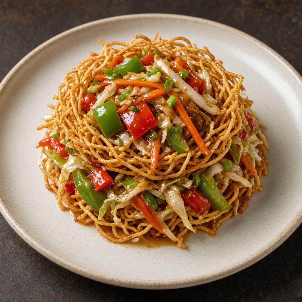 Crispy Veg American Chopsuey