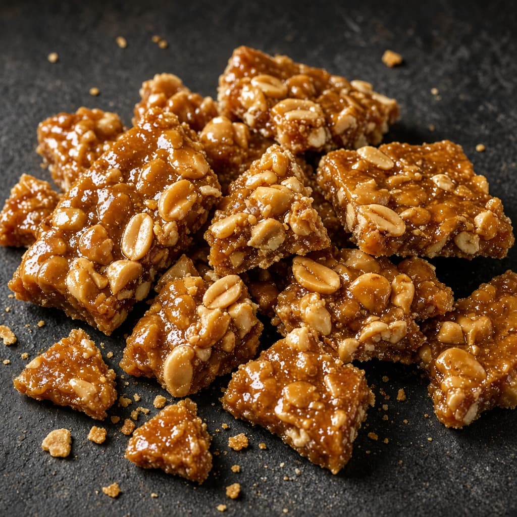 Crunchy Peanut Jaggery Chikki