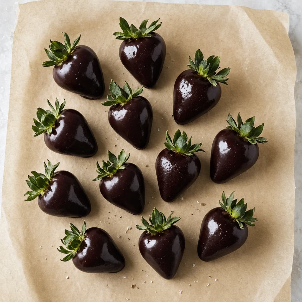 Dark Chocolate Covered Strawberries