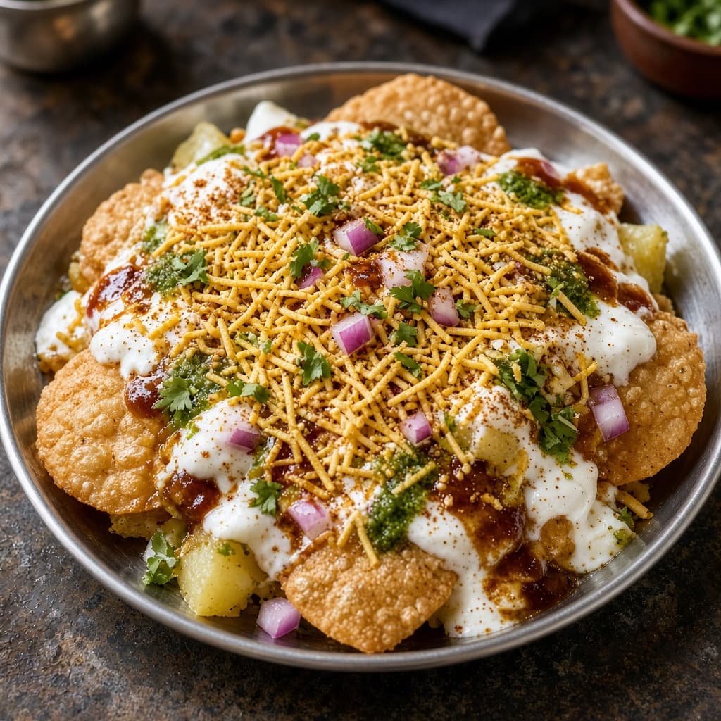 Delhi Style Papdi Chaat