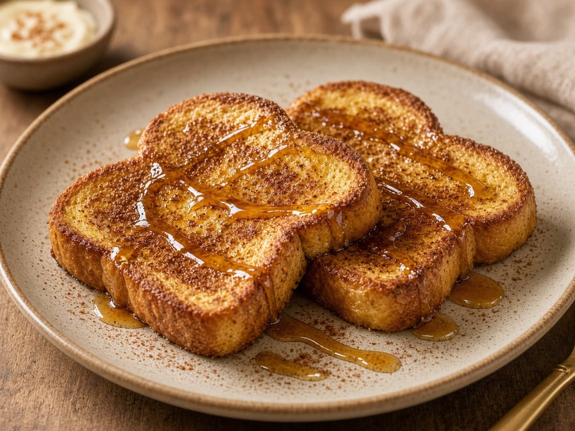 Dietghar Eggless Cinnamon French Toast