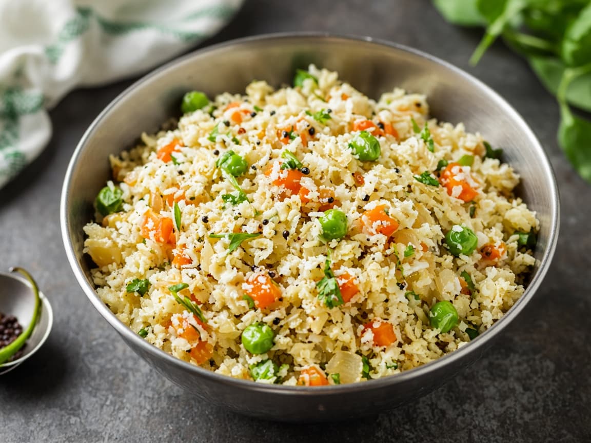 Dietghar Vegetable Aval Upma