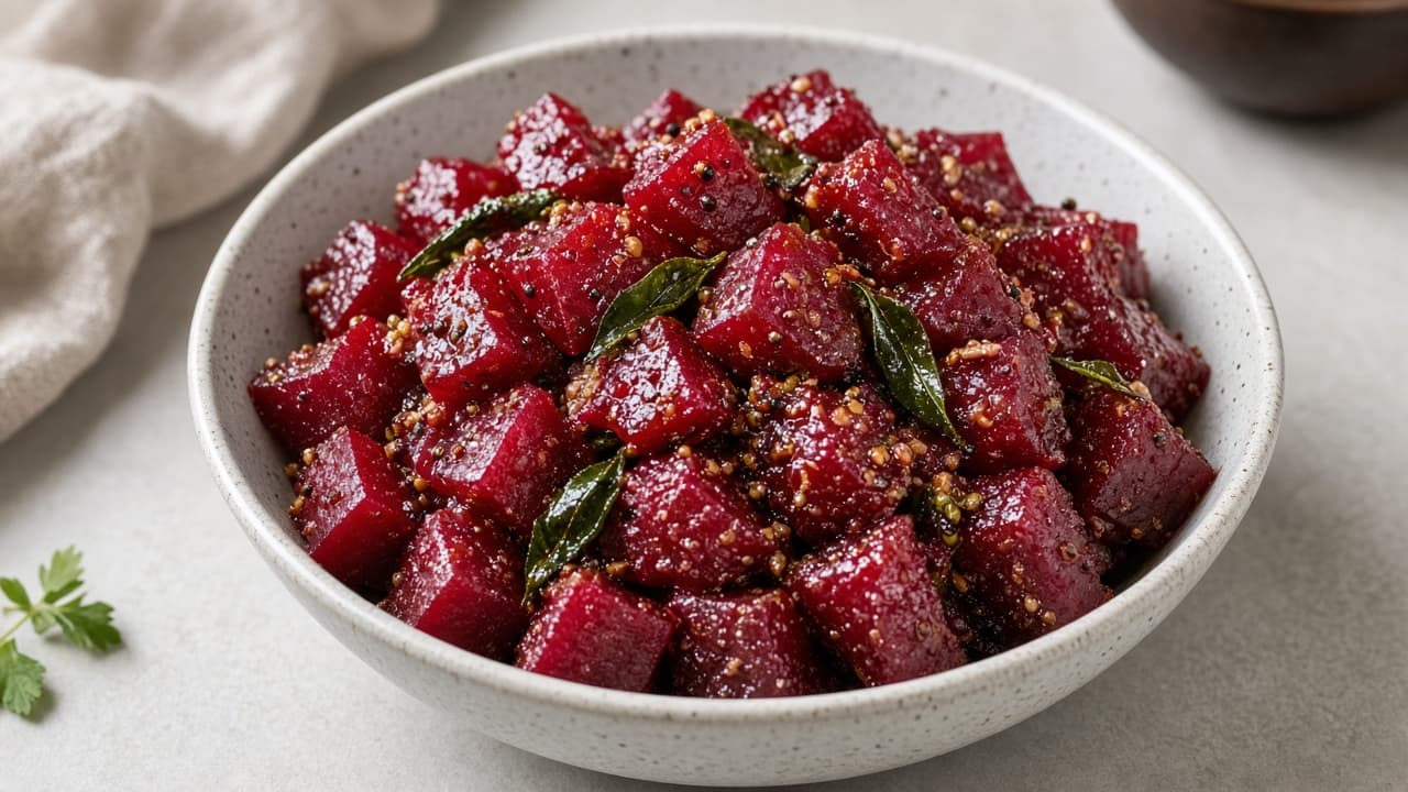 Dry Beetroot Sabzi