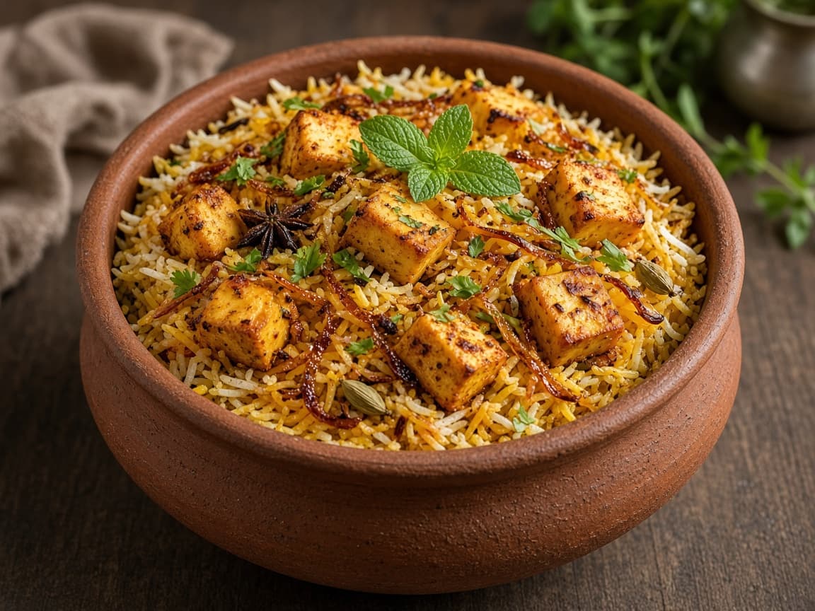 Dum Paneer Biryani