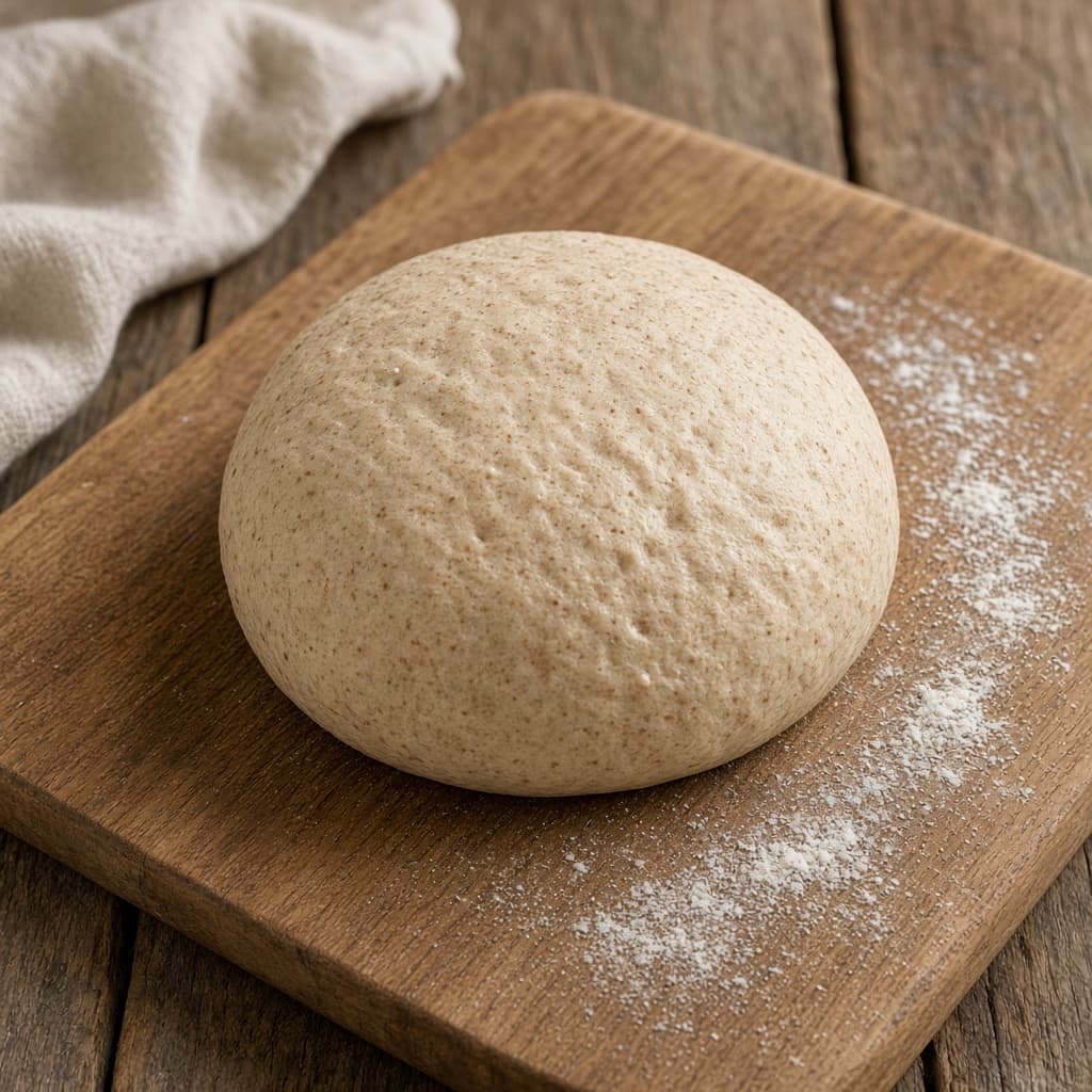 Easy 6-Ingredient Wholewheat Pizza Dough