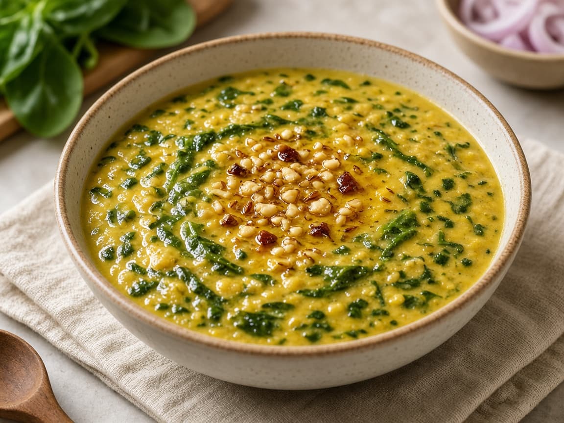 Easy Dal Palak