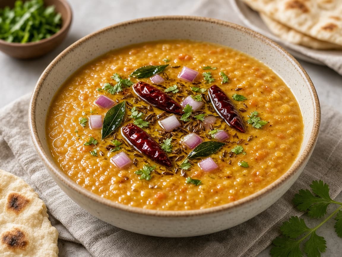 Easy Masoor Dal Tadka